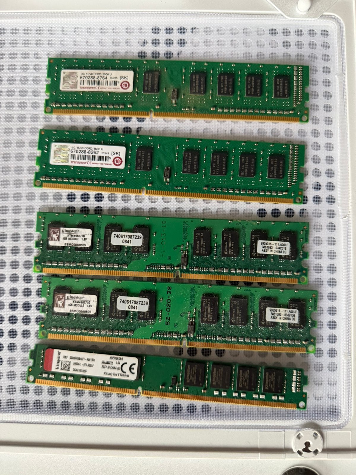 Lot barretes de RAM, Enlèvement, Comme neuf, DDR3