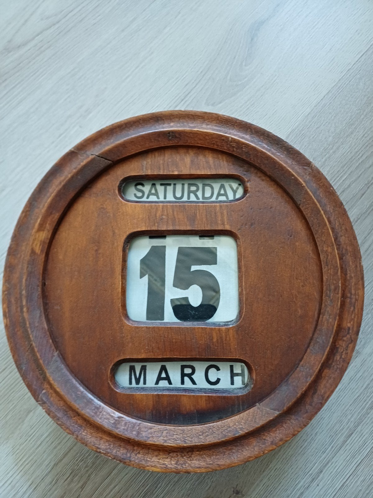vintage datum, Huis en Inrichting, Woonaccessoires | Tekstborden en Spreuken, Ophalen of Verzenden