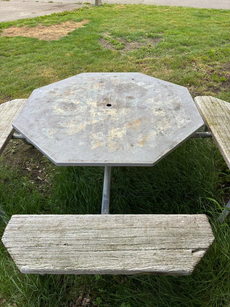 Picknickbank, Tuin en Terras, Picknicktafels, Ophalen, Gebruikt