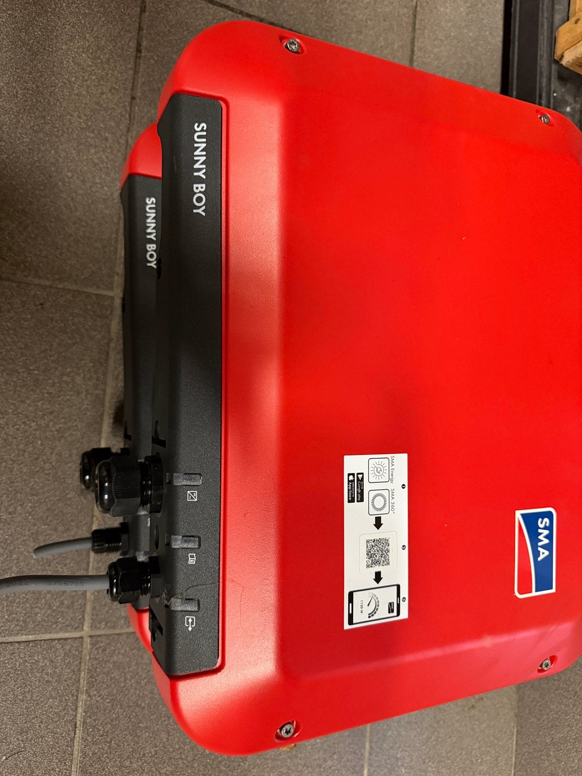 SMA Sunny Boy omvormer 1.500 W 2 stuks beschikbaar. P, Doe-het-zelf en Bouw, Ophalen, Gebruikt, 200 wattpiek of meer