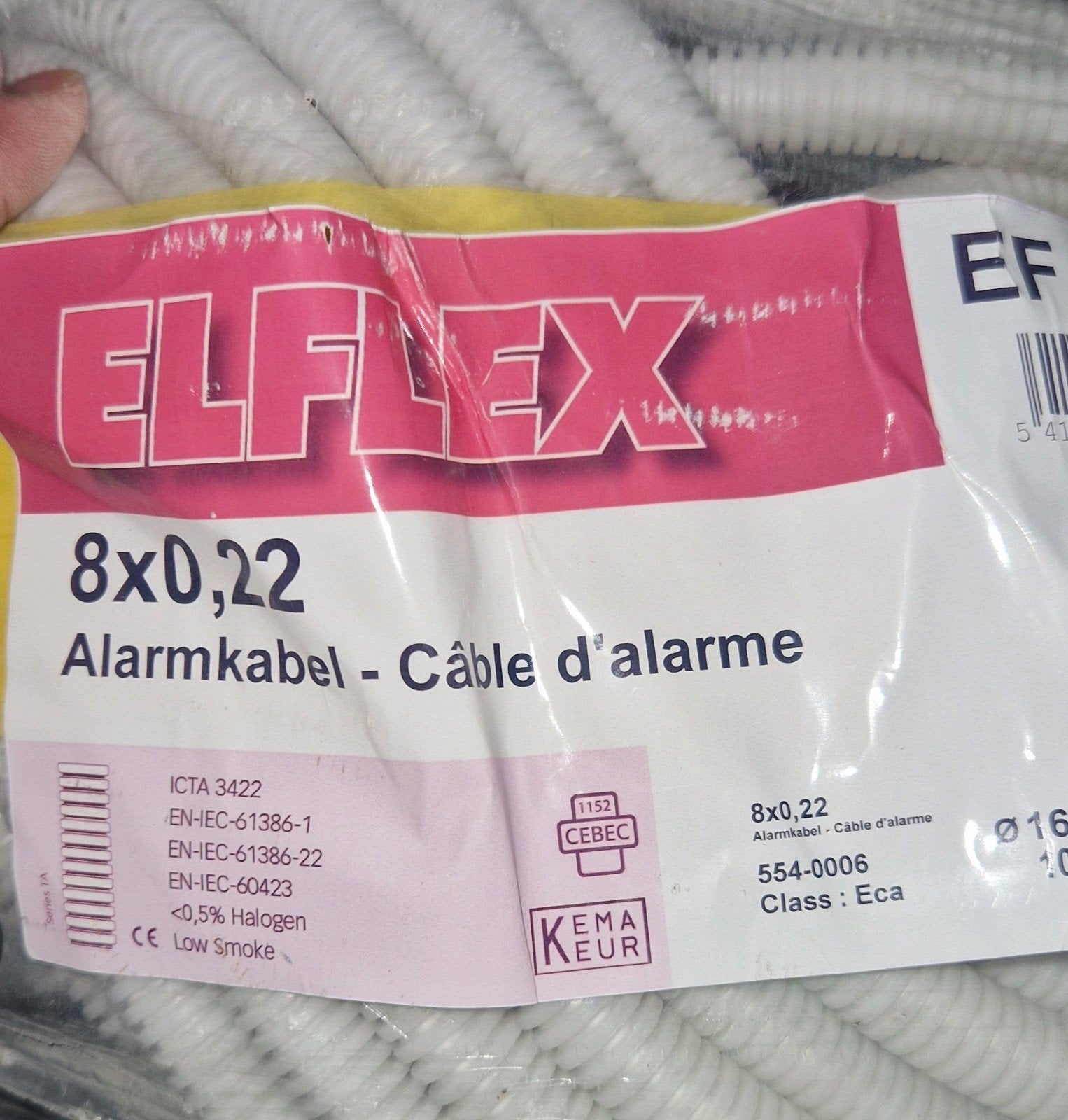 Preflex alarmkabel 8x 0,22, Doe-het-zelf en Bouw, Ophalen