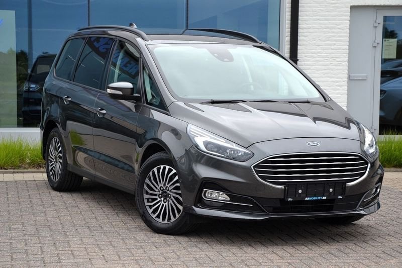 Ford Galaxy FHEV HYBRIDE BENZINE AUTOMAAT 7 PLAATSEN, Gebruikt, Zwart, 7 zetels, Hybride Elektrisch/Benzine