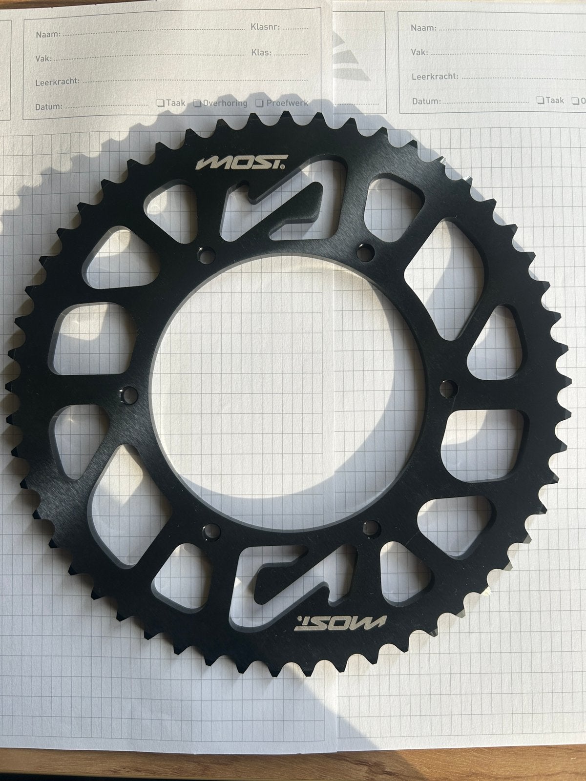Achtertandwiel derbi, Fietsen en Brommers, Ophalen of Verzenden, Zo goed als nieuw, Stuur