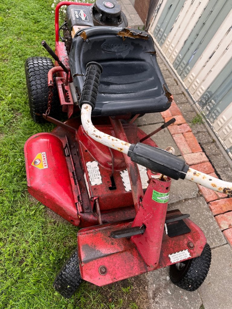 Snapper zitmaaier voor onderdelen!, Enlèvement, Utilisé, Snapper, Briggs and Stratton, Moins de 90 cm