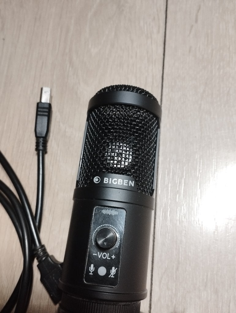 BIGBEN STREAMING MICROPHONE, Muziek en Instrumenten, Ophalen of Verzenden, Zo goed als nieuw, Studiomicrofoon