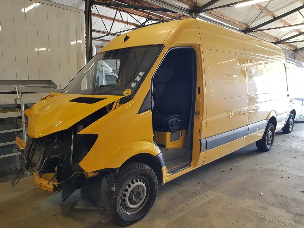 Mercedes-Benz Sprinter 310 CDI L3 H2, Bj 2013, Schade, Auto's, Stof, Gebruikt, Zwart, Overige kleuren