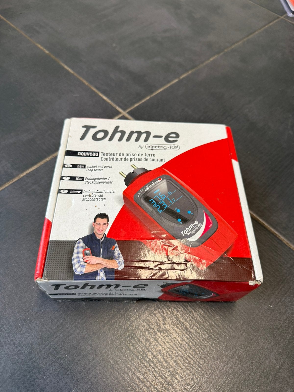 TOHM-e aardingstester, Ophalen of Verzenden, Zo goed als nieuw, Elektriciteit