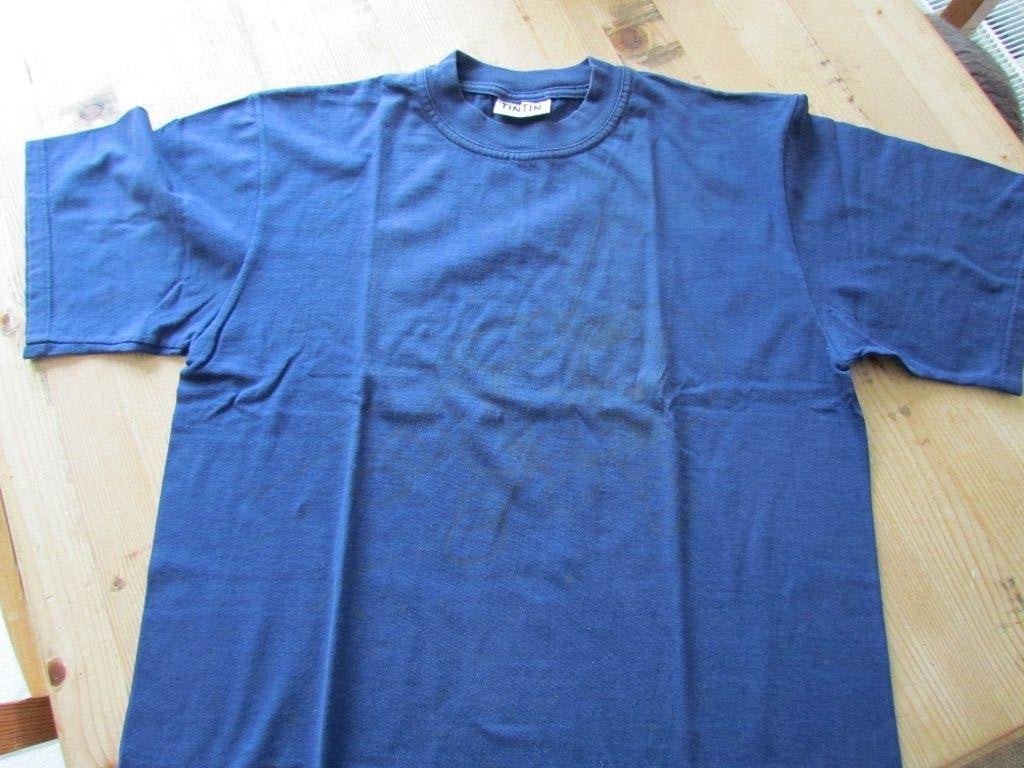 T-shirt Tintin taille M, Enlèvement, Porté, Taille 48/50 (M), Bleu