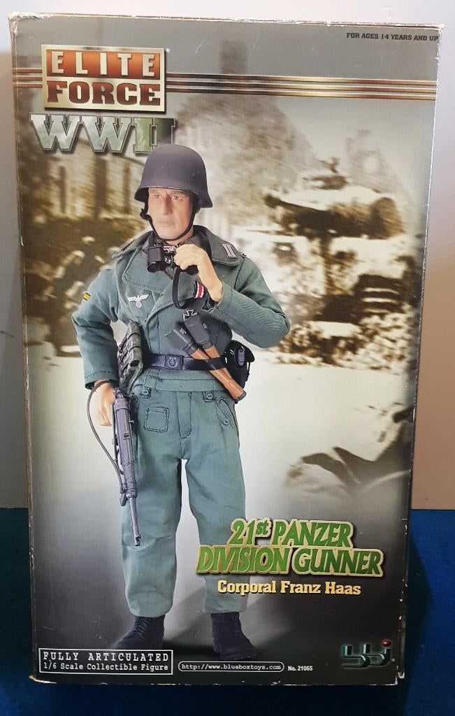 ELITE FORCE 1:6 Caporal Franz Haas WWII, Envoi, Neuf, Plus grand que 1:32