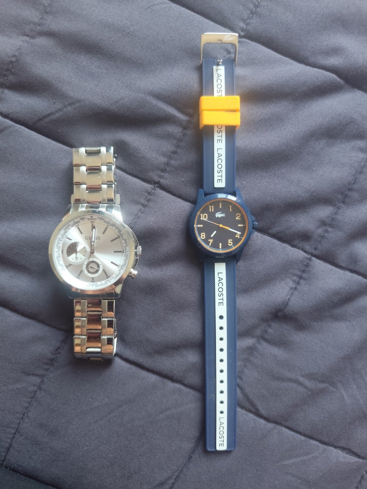 Montre Guess Lacoste homme, Bijoux, Sacs & Beauté, Enlèvement ou Envoi
