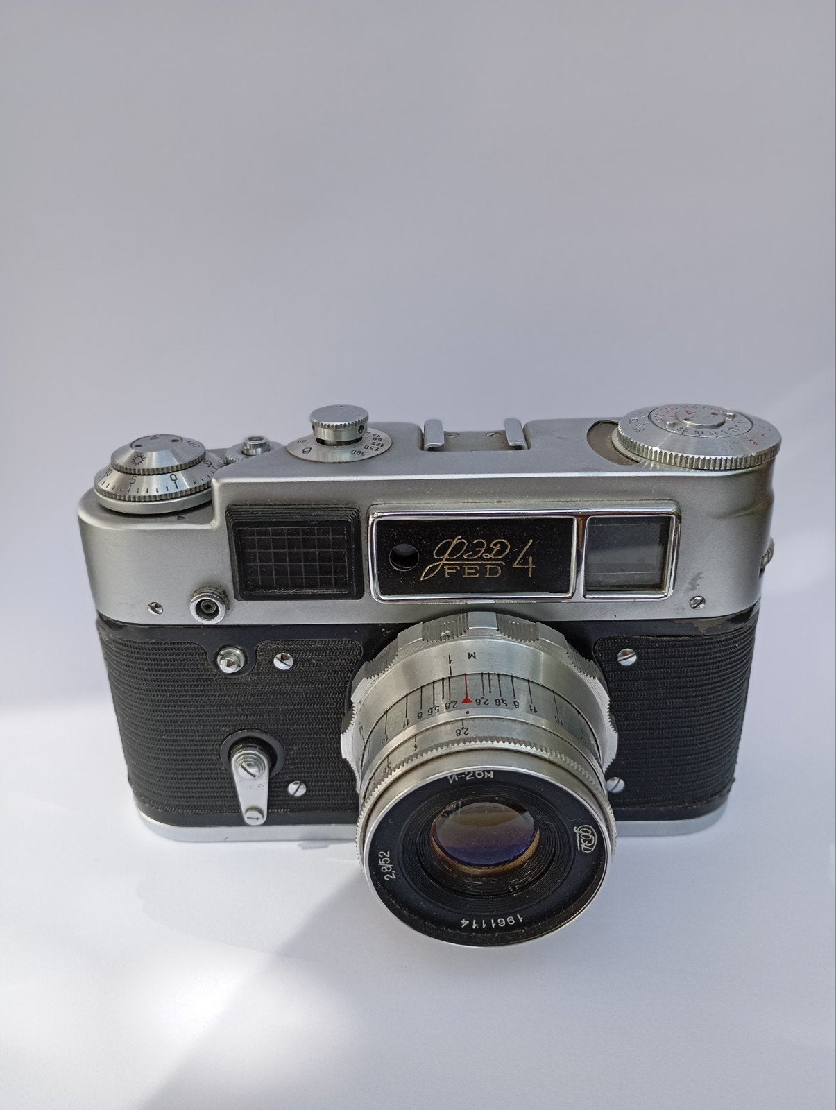 FED-4 URSS — Industar-61 2.8/52 — Télémètre vintage 35 mm
MR, Enlèvement ou Envoi