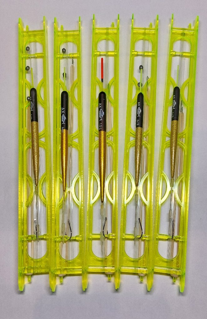5 zelfgemaakte vislijntjes set 97, Ophalen of Verzenden, Nieuw, Vaste hengel