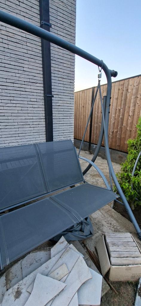 Schommelbank, Tuin en Terras, Tuinbanken, Ophalen, Gebruikt, Metaal, Schommelbank
