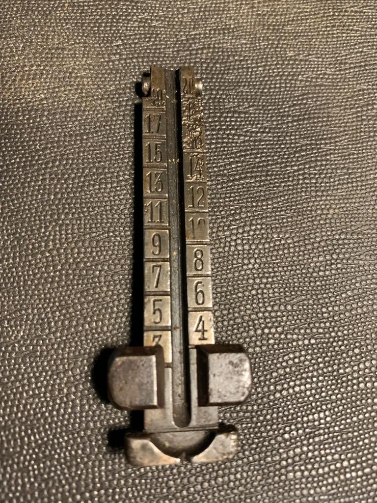 Militaria Allemand WW1 Planchette de Hausse Mauser Kar98, Verzamelen, Verzenden, Landmacht, Overige typen