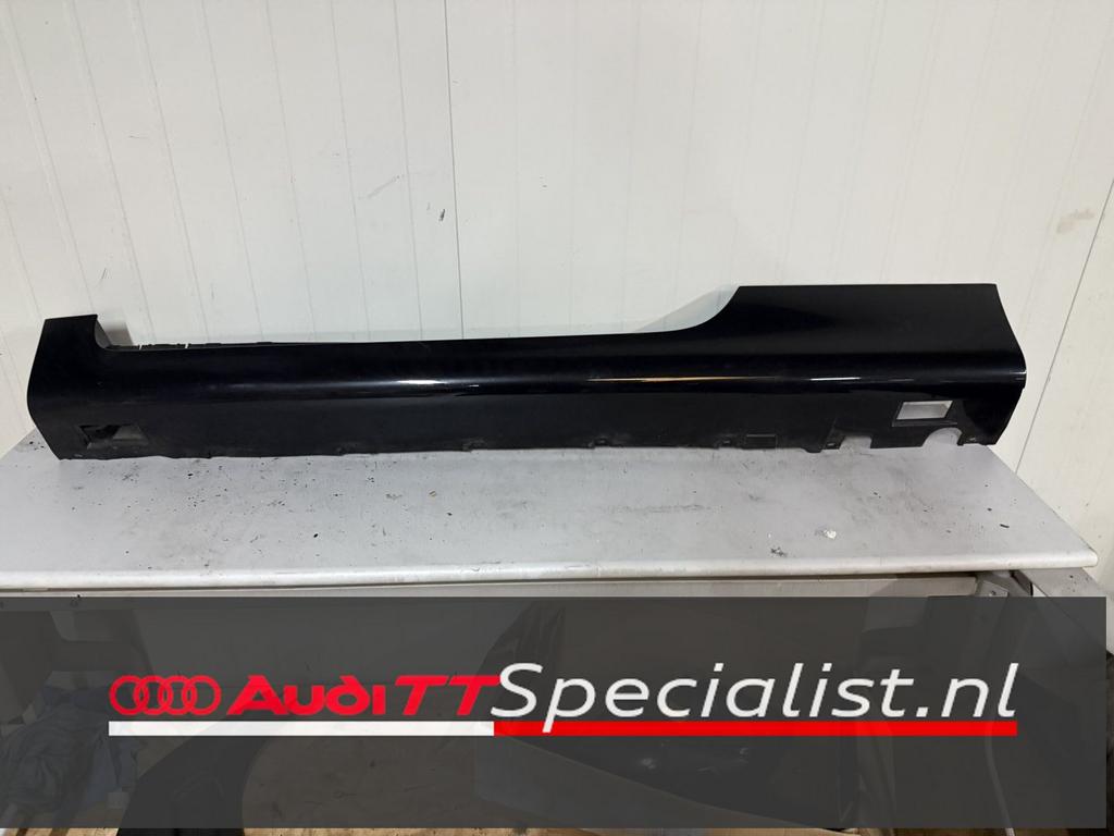 Zijskirt/Sideskirt zwart LZ9Y links Audi TT MK2 8J, Gebruikt, -, -, Links