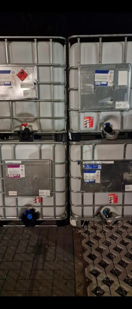 IbC container, regenton, 1000 liter, 150 liter of meer, Ophalen, Gebruikt