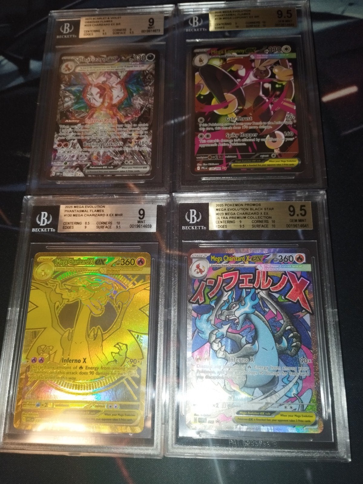 Pokémon 4 Beckett slabs, Ophalen