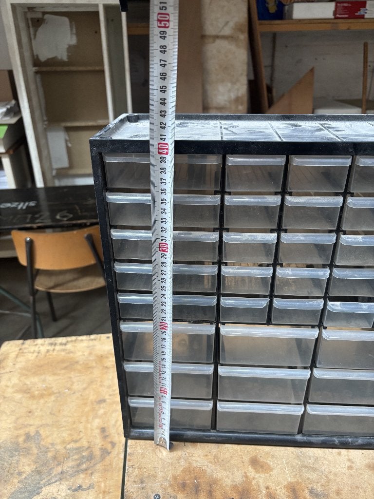 Ladekastje / assortimentskast met 39 lades, Huis en Inrichting, Gebruikt, 5 laden of meer, Ophalen of Verzenden, Minder dan 100 cm