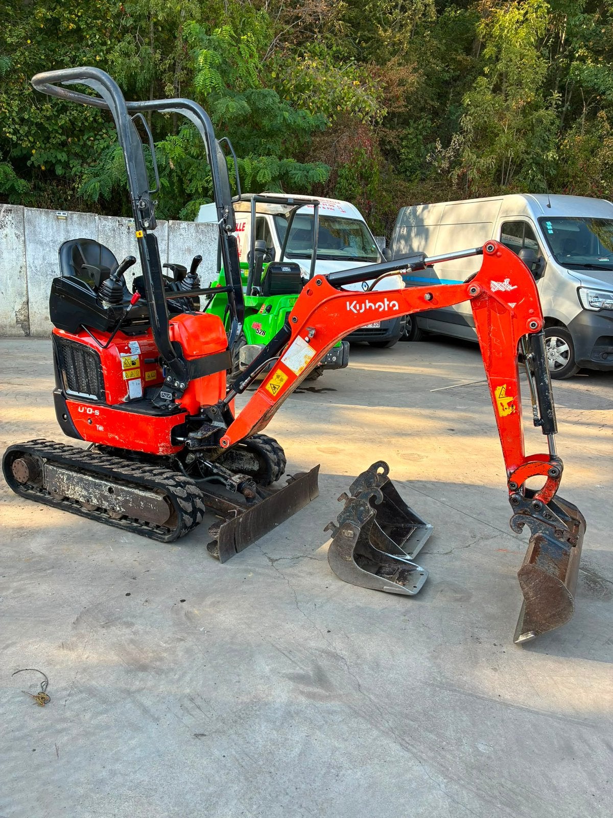 Minipelle kubota u10-5 a vendre, Enlèvement