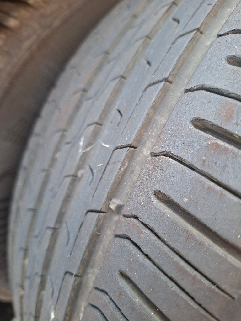 4 Continental EcoContact 6, 235/55 R18 104V XL zomerbanden, Auto-onderdelen, Ophalen, 18 inch, Gebruikt, 235 mm