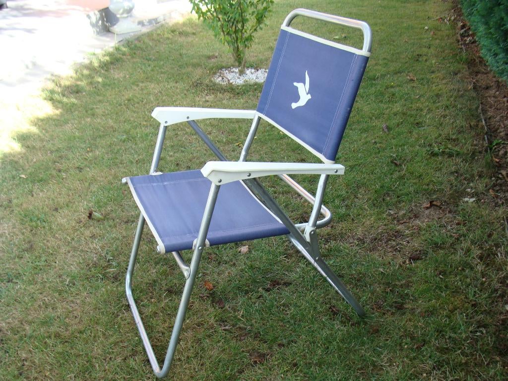 chaise pliante, des année 1970, vintage, Enlèvement, Comme neuf, Autres matériaux, Pliant