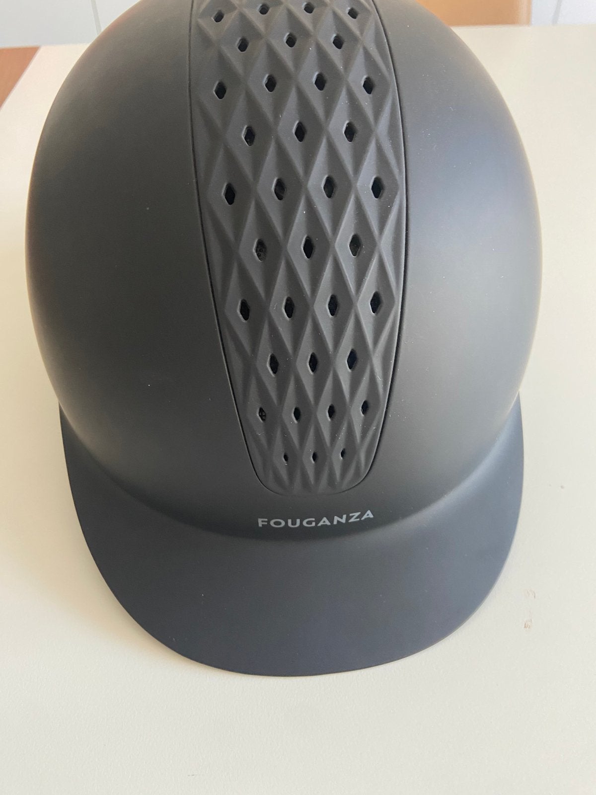 Fouganza paardrijhelm maat 59 - als nieuw!, Animaux & Accessoires, Vêtements d'équitation, Fouganza, Enlèvement, S, Noir