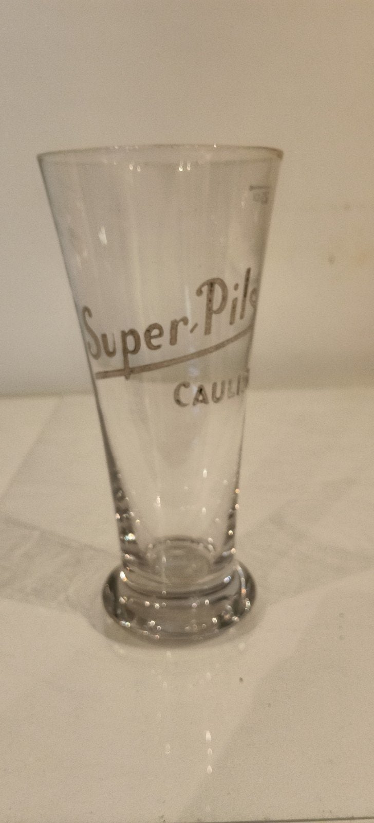Oud glas super-pils Caulier 25 cl., Enlèvement ou Envoi