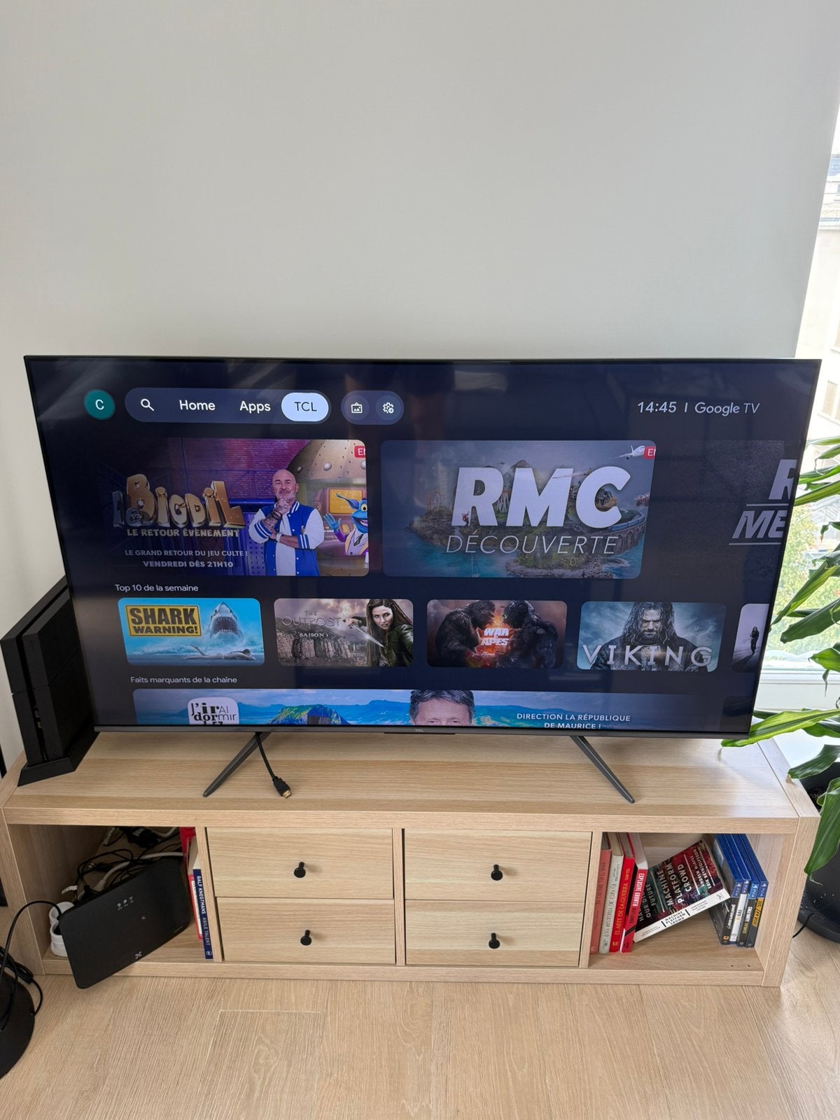 TCL QLED 55C643 Smart TV (55’), Audio, Tv en Foto, Televisies, Ophalen, Zo goed als nieuw, QLED, Smart TV