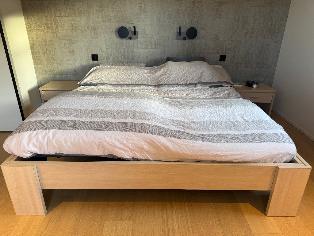 Elektrisch verstelbaar 2-persoonsbed auping 625€, Ophalen, Overige kleuren, Tweepersoons, 180 cm