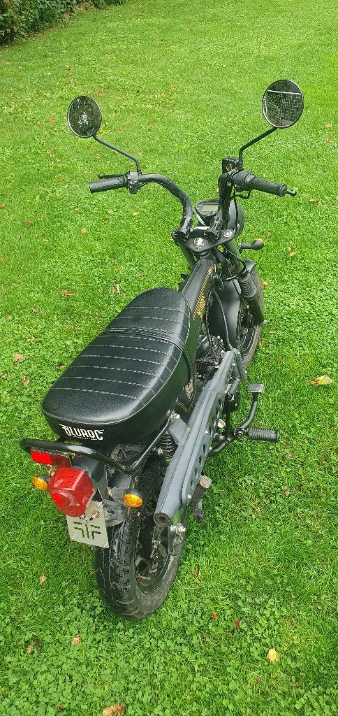 Prachtige Bluroc Heritage 50cc (2023)–1e eigenaar & topstaat, Fietsen en Brommers, Ophalen, Gebruikt, DAX Bluroc, Klasse B (45 km/u)