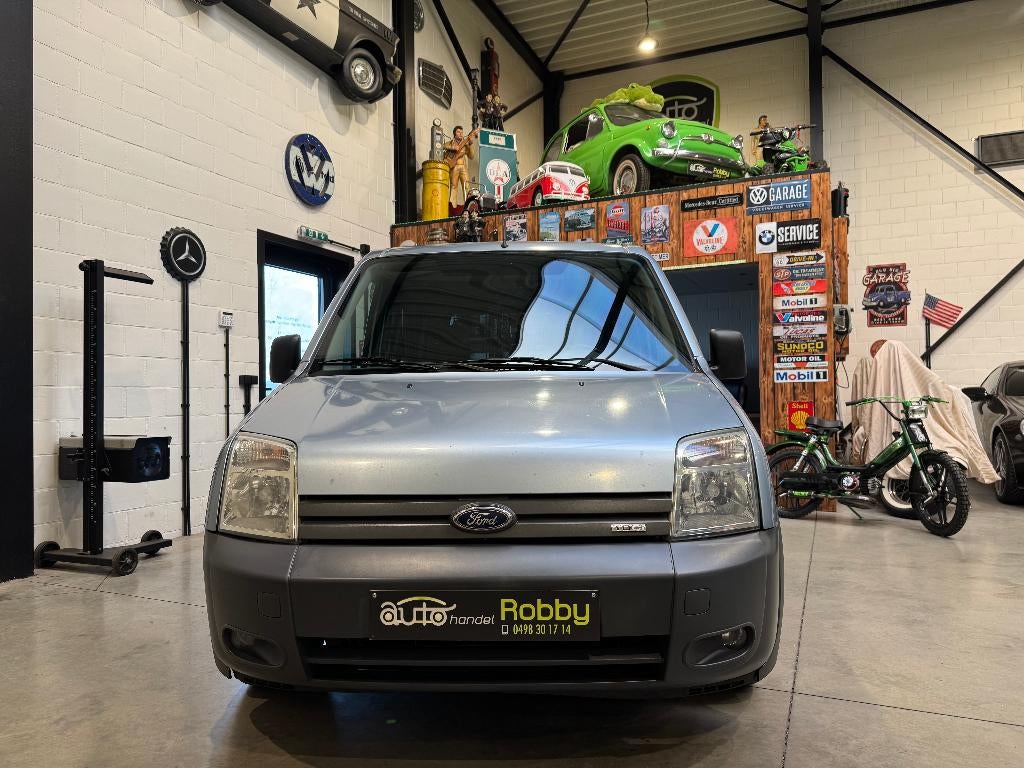 ford transit connect 1800tdci - lichtevracht - topstaat -, Auto's, Voorwielaandrijving, Zwart, Blauw, Bedrijf