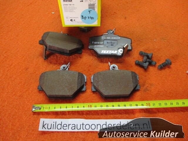 Remblokken voorzijde Smart Cabrio City coupe roadster Textar, Neuf, -, -, Smart