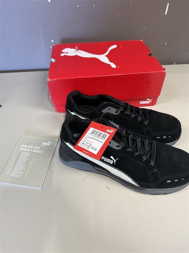 Puma Airtwist Low S3 black sneakers maat 43, Enlèvement ou Envoi, Neuf, Baskets