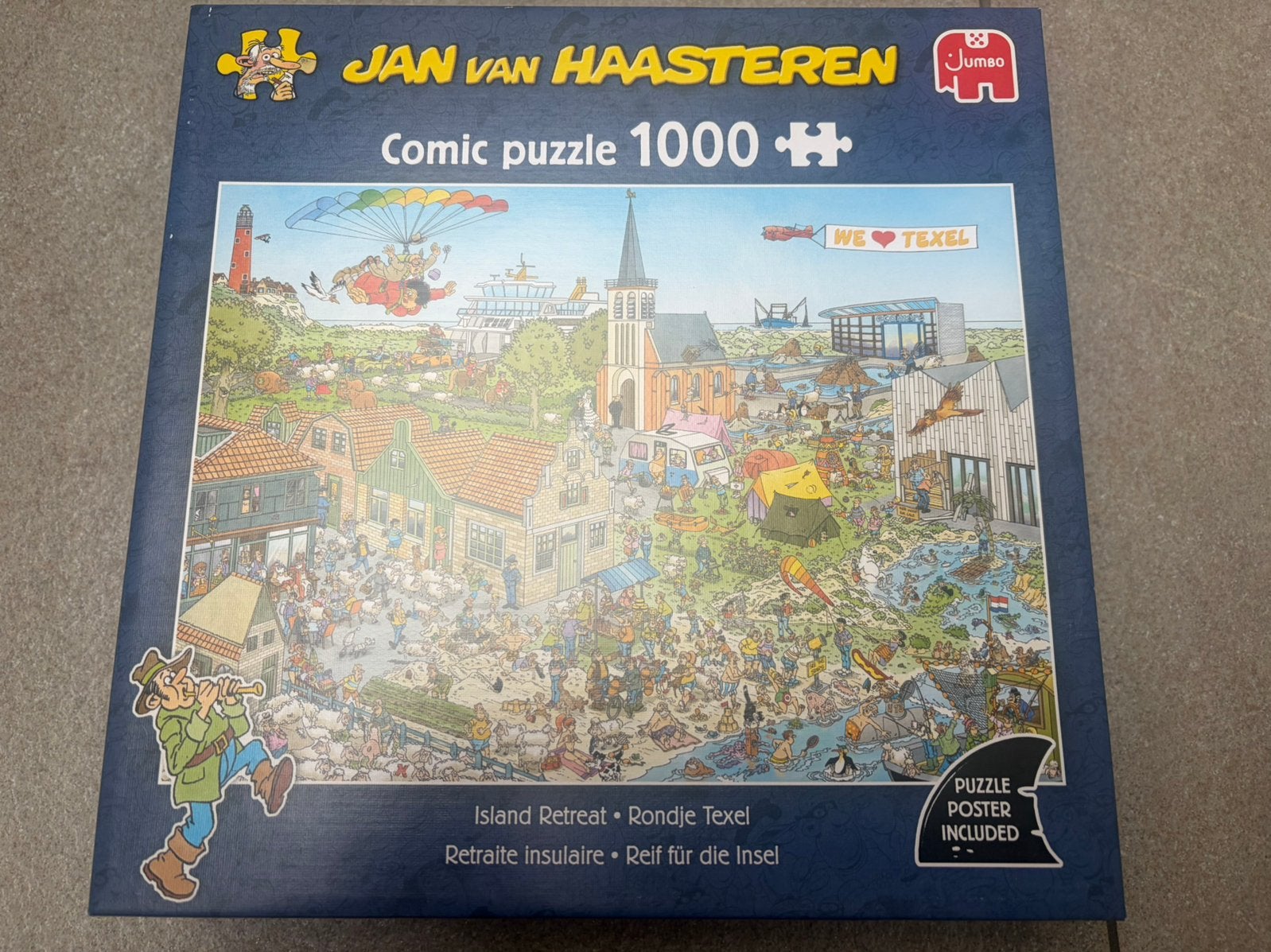 Jan van Haasteren  rondje Texel, Ophalen, Zo goed als nieuw
