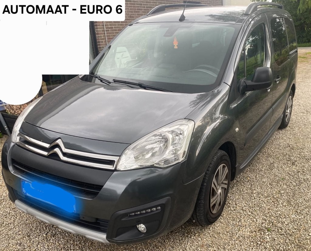 Citroën Berlingo 1.6 HDI -73 KW - 2017 - EURO 6 - AUTOMAAT!!, Auto's, Dealer onderhouden, Euro 6, Parkeercamera, Berlingo