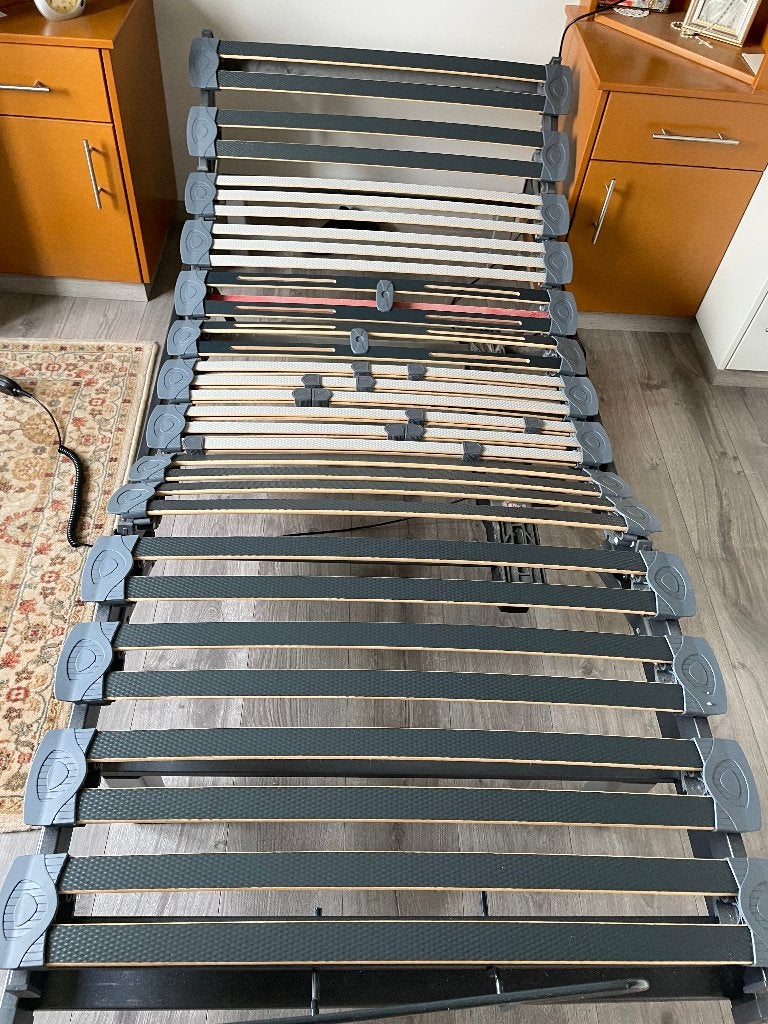bed, Ophalen, Verstelbaar, 90 cm, Eenpersoons