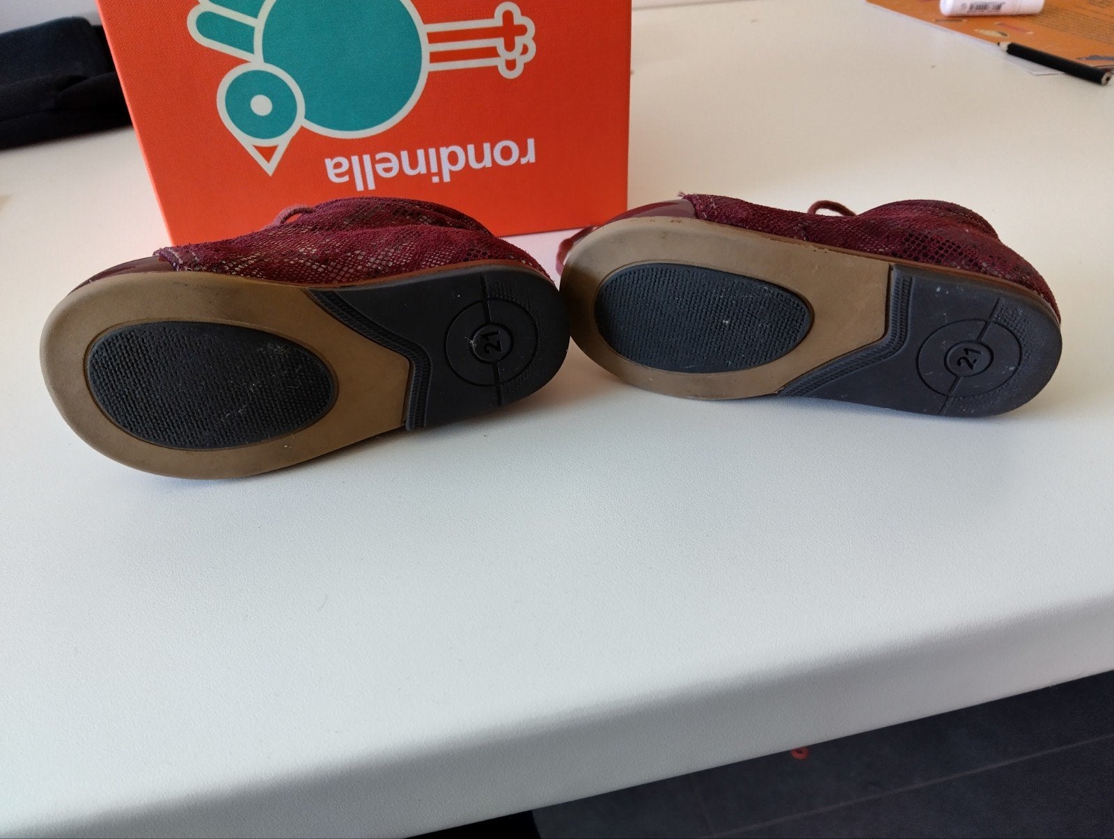 Babyschoenen meisje, Kinderen en Baby's, Babykleding | Schoentjes en Sokjes, Ophalen, Schoentjes, Meisje, Zo goed als nieuw