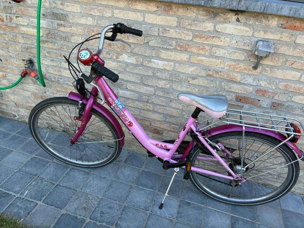 meisjesfiets 24 inch, Ophalen, Velgrem, Versnellingen, Girls Fun kids