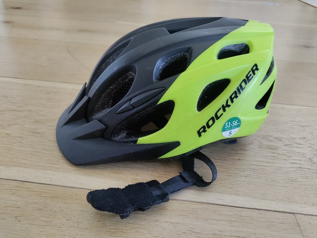 fietshelm, Fietsen en Brommers, Fietsaccessoires | Fietshelmen, Jongen of Meisje, Zo goed als nieuw, Rockrider, Ophalen