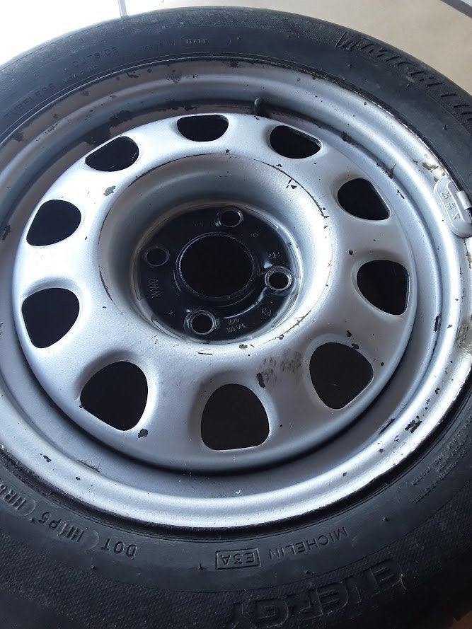 VW golf3 velg met band  185/60/14 82H was extra reserve wiel, Auto-onderdelen, Ophalen, 14 inch, Gebruikt, Banden en Velgen