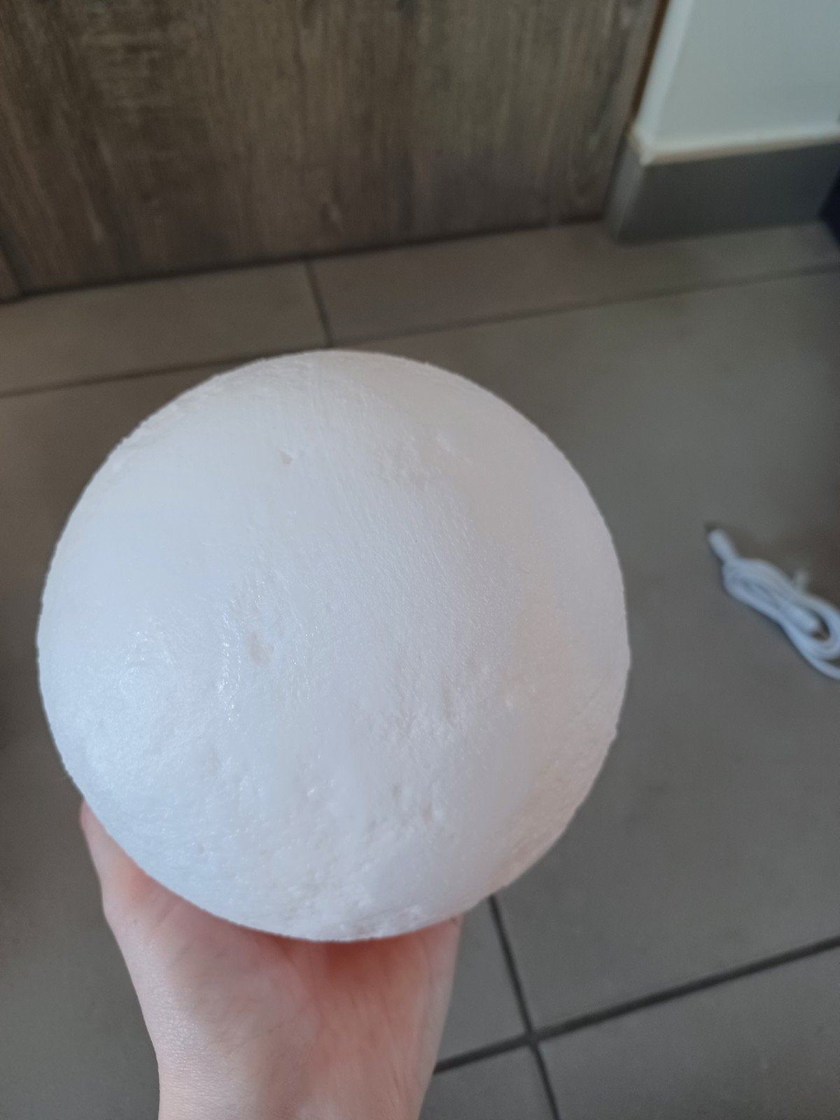 Decoratie maan dat licht geeft NIEUW, Huis en Inrichting, Woonaccessoires | Wanddecoraties, Ophalen, Nieuw, Geel, Hout