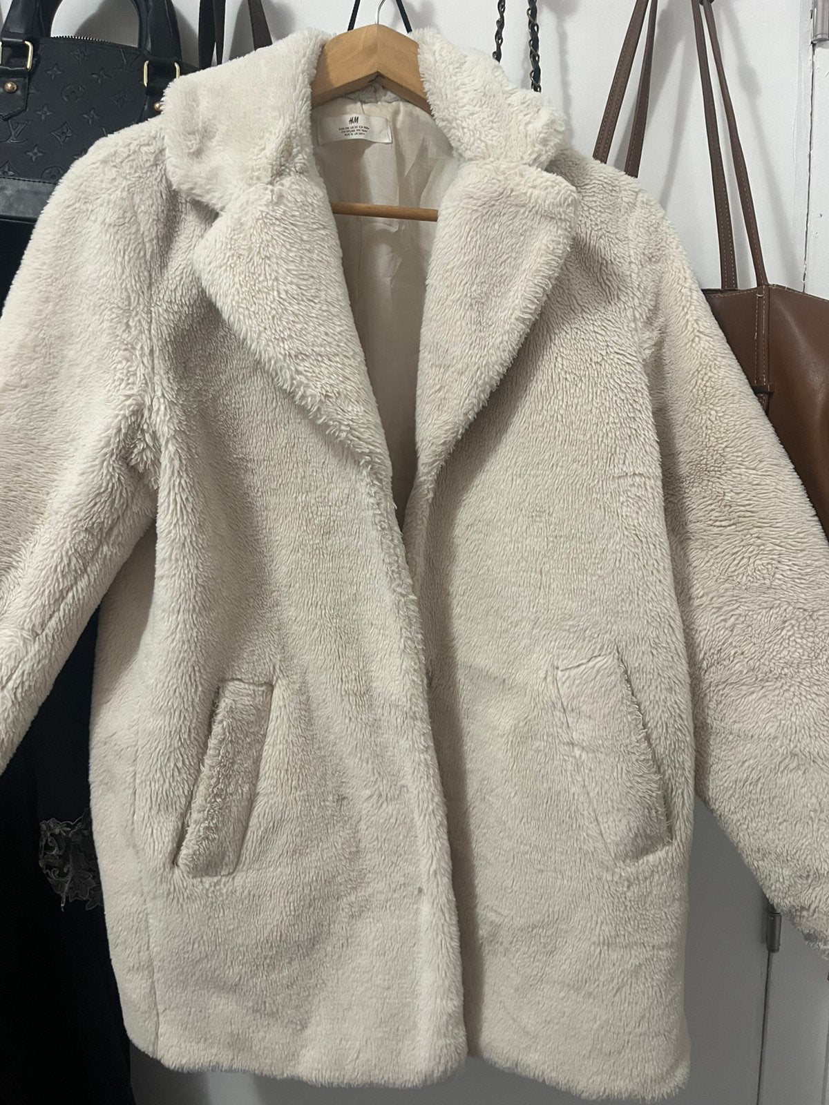 fur coat, Ophalen of Verzenden, Gedragen, Wit