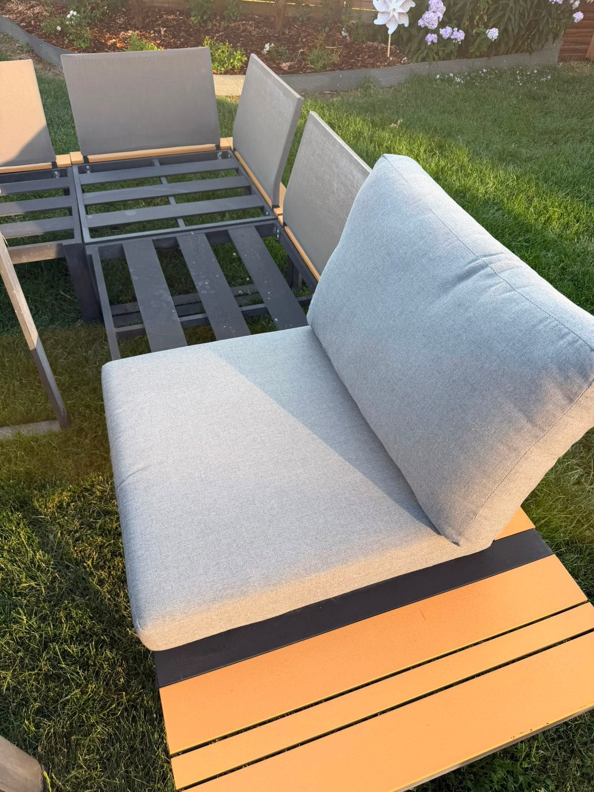 Loungeset, Jardin & Terrasse, Ensembles de jardin, Enlèvement, Comme neuf, Sets de jardin
