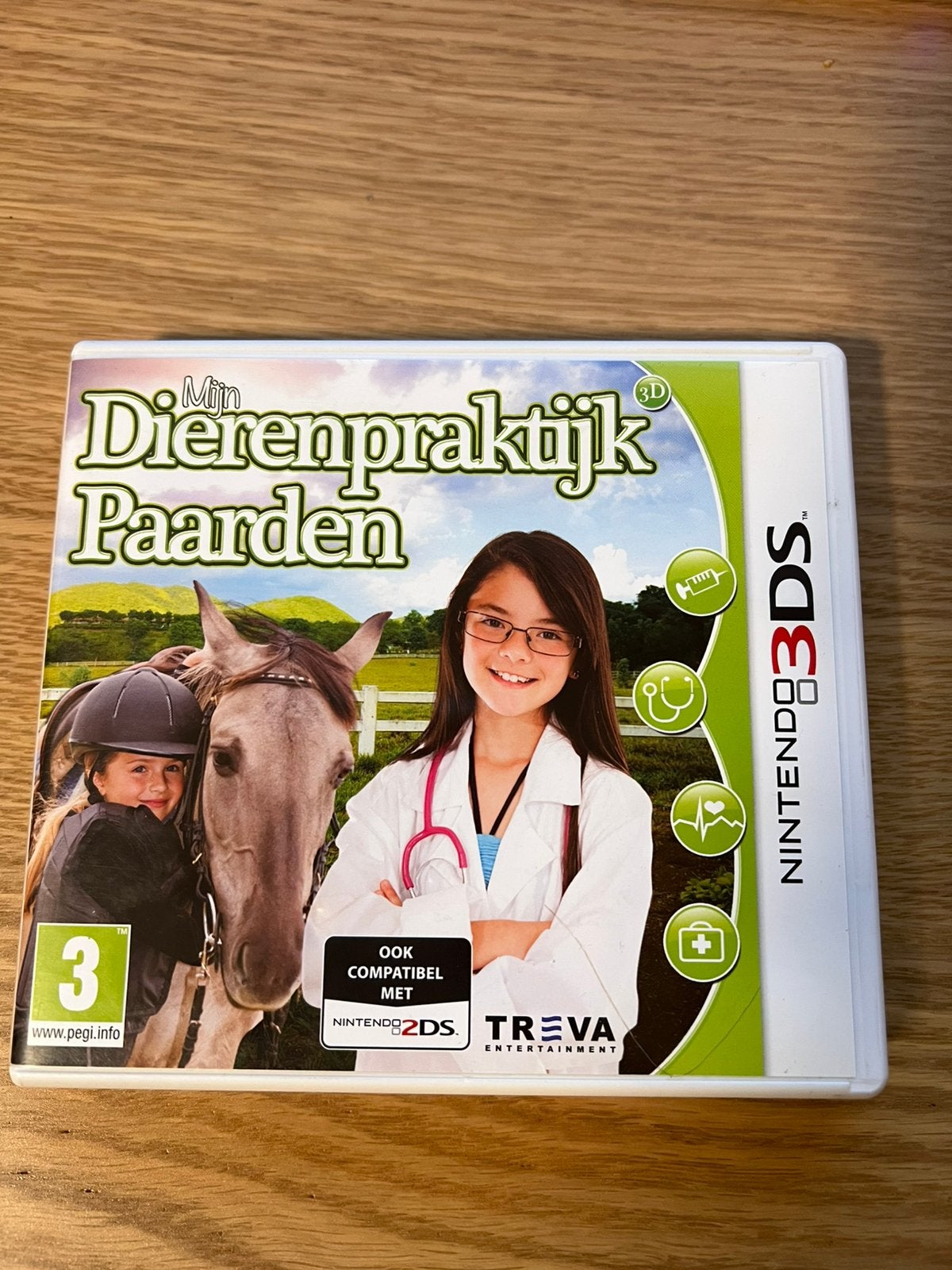'Mijn Dierenpraktijk Paarden' / 'Horse Vet 3D' spel Nintendo, Enlèvement, Utilisé