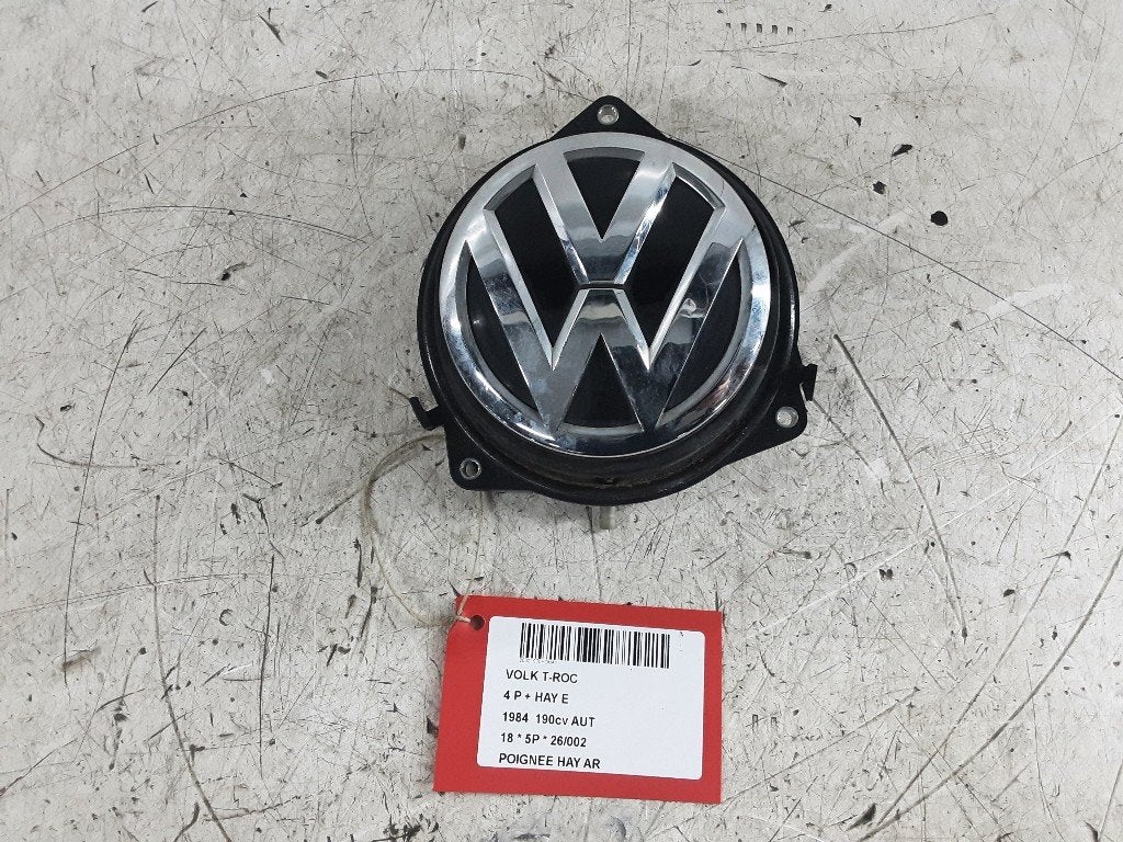 POIGNEE COFFRE / HAYON ARRIERE T-Roc I (5G9827469), Volkswagen, Mevr. I. Hauben, Utilisé, Rue de l'Espoir 34 34
4030  GRIVEGNÉE, BE