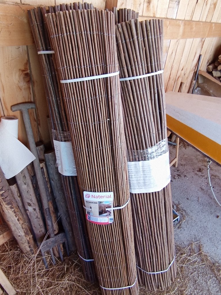 Brise-vue en saule (canisse) NEUF hauteur 1.5m, Jardin & Terrasse, Neuf, 200 cm ou plus, Bois, 150 à 200 cm
