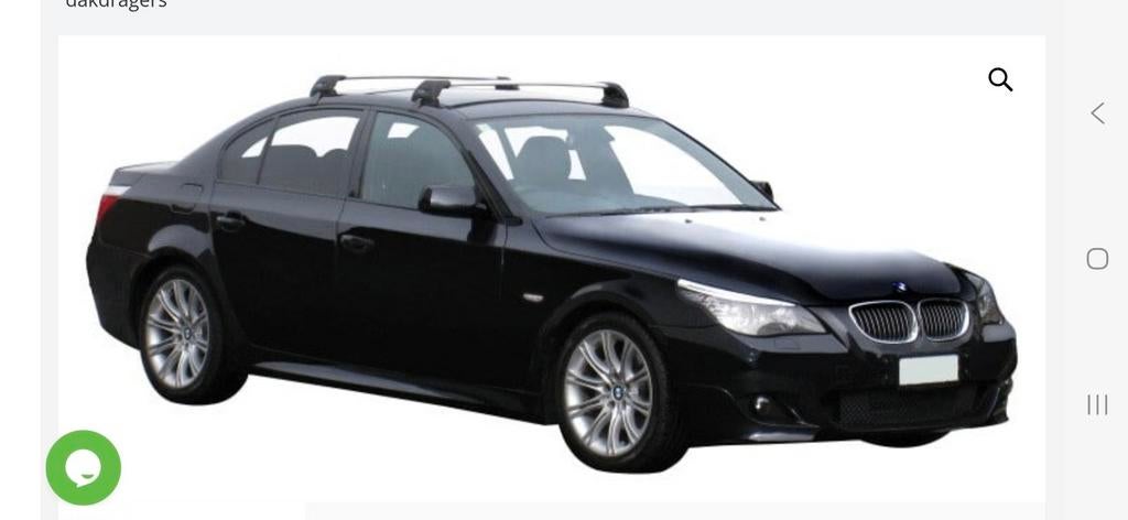 Bmw e60 dakdragers, Ophalen