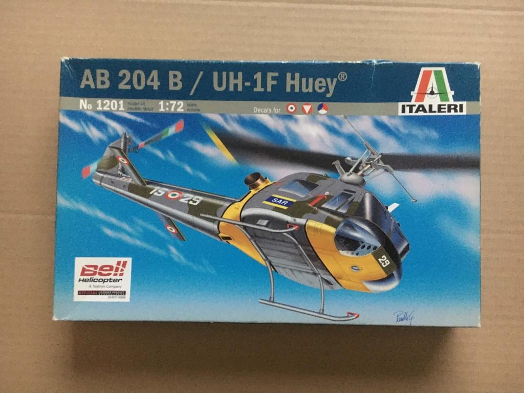 Modelbouwdoos : Italeri : AB 204 B / UH-1F Huey -  NIEUW., Ophalen, 1:72 tot 1:144, Italeri, Helikopter