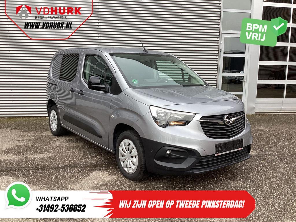 Opel Combo 1.2 Turbo BENZINE 3Pers./ Carplay/ Navi/ Camera/, Auto's, Bedrijf, Parkeersensor, 0 g/km, Opel