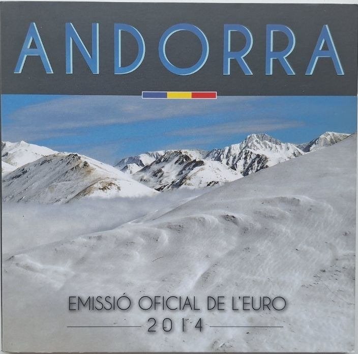 Andorra Year Set 2014 - Première sortie officielle - BU, Timbres & Monnaies, Monnaies | Europe | Monnaies euro, Enlèvement ou Envoi